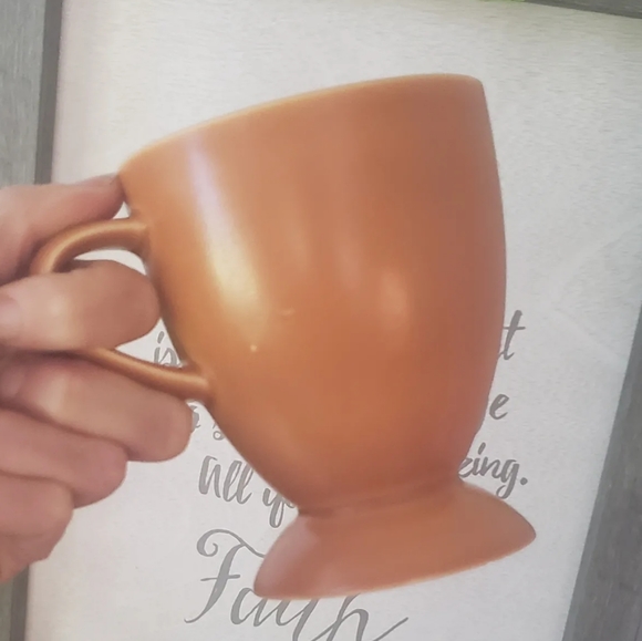 Hoganas Keramik Stoneware MCM Vintage  Footed mug - Picture 2 of 6